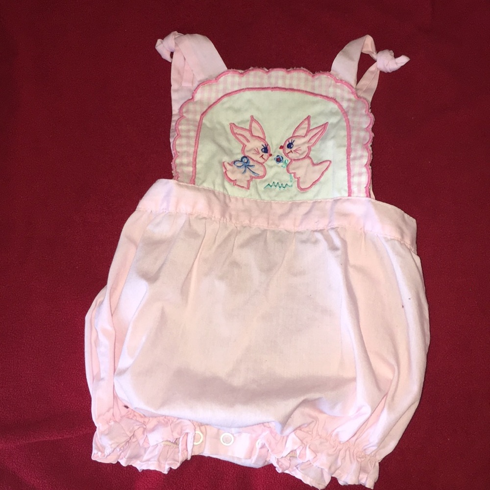 Vintage pink romper